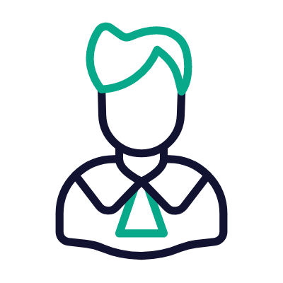 Lawyer, Animated Icon, Outline