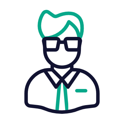 intern, Animated Icon, Outline