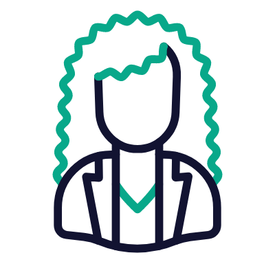 Curly, Animated Icon, Outline