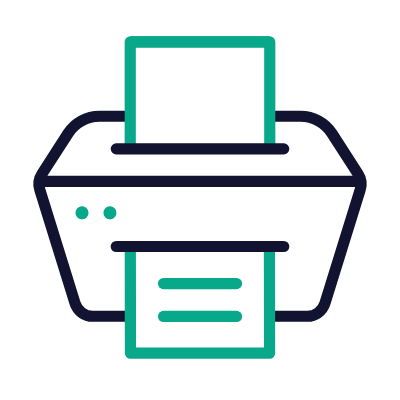 Printer, Animated Icon, Outline