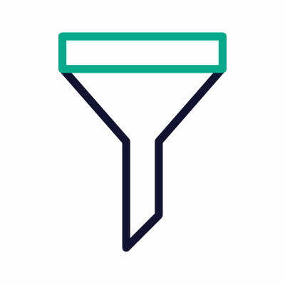 Funnel, Animated Icon, Outline