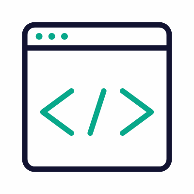 Coding, Animated Icon, Outline