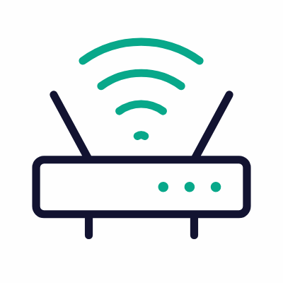 Wifi connection, Animated Icon, Outline