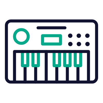 Keyboard, Animated Icon, Outline