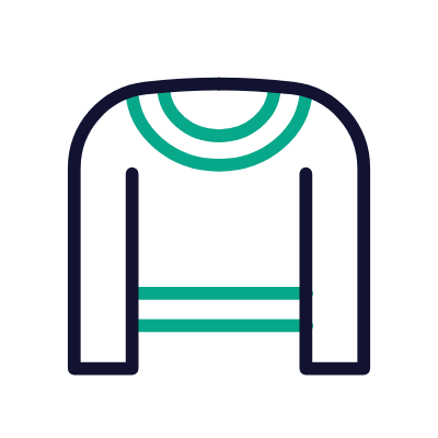 Clothes, Animated Icon, Outline