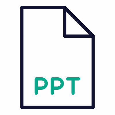 PPT, Animated Icon, Outline