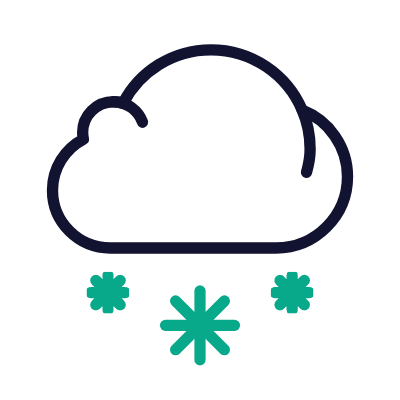 Snow, Animated Icon, Outline