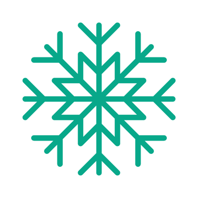 Snowflake, Animated Icon, Outline