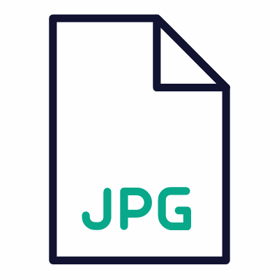 JPG, Animated Icon, Outline