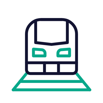 Train, Animated Icon, Outline