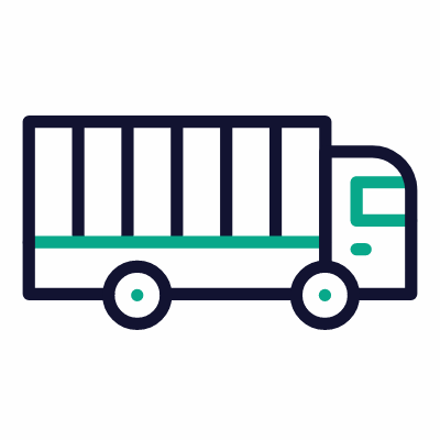 Truck, Animated Icon, Outline