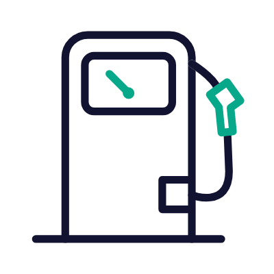 Fuel, Animated Icon, Outline
