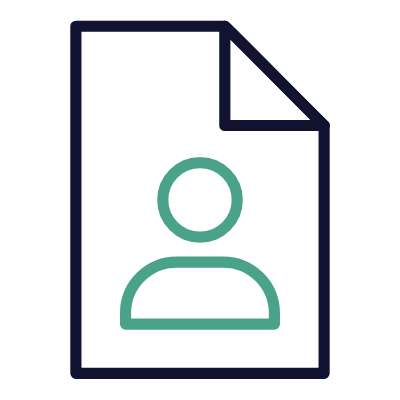 Document user, Animated Icon, Outline
