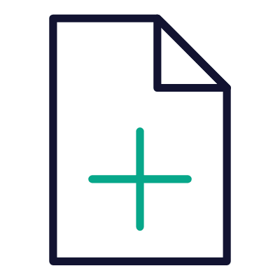 Add documents, Animated Icon, Outline