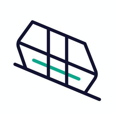 Funicular, Animated Icon, Outline