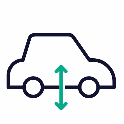 Air suspension, Animated Icon, Outline