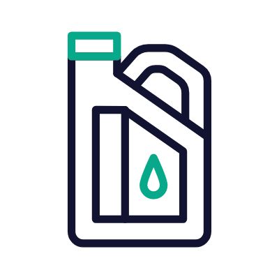 Engine oil, Animated Icon, Outline