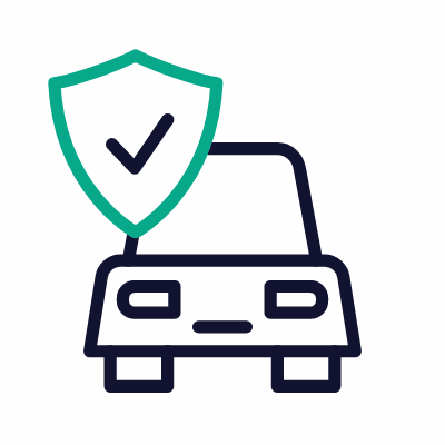 Car insurance, Animated Icon, Outline