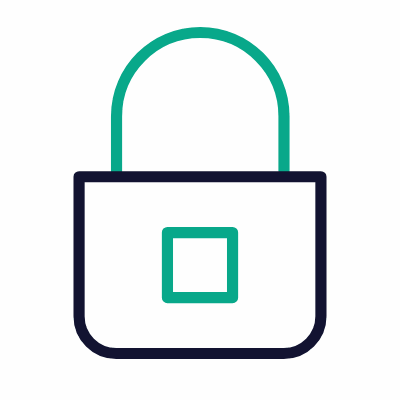 Padlock, Animated Icon, Outline