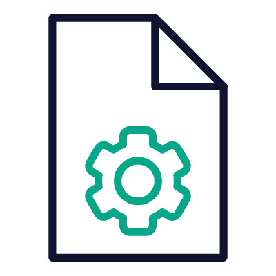 Document settings, Animated Icon, Outline