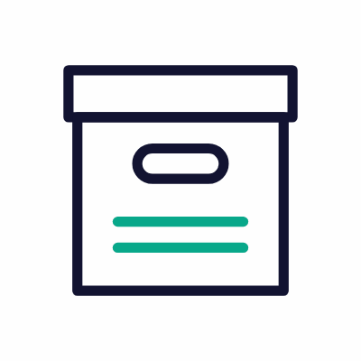 Archive, Animated Icon, Outline