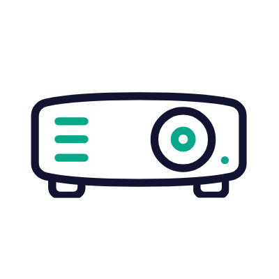 Projector, Animated Icon, Outline